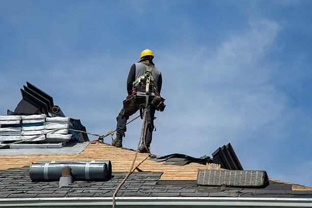Professional Roof Replacement technician working in Nallen, WV